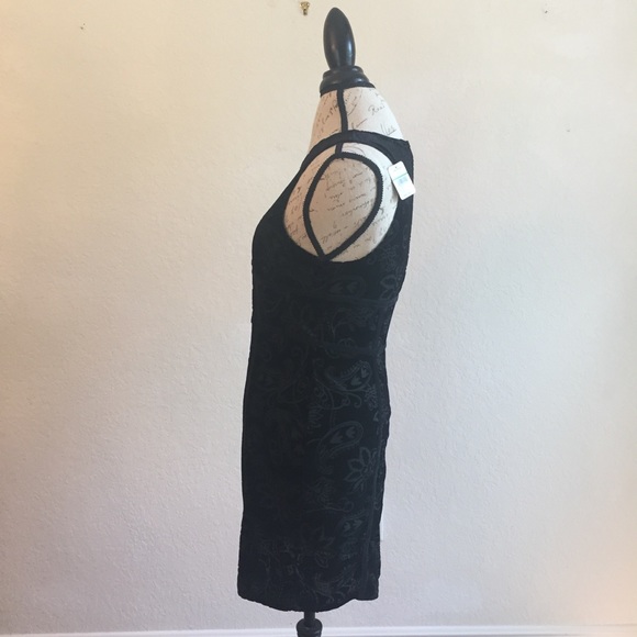 Free People Intimately black sheer floral detail L - Picture 3 of 8